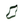 Load image into Gallery viewer, Stocking Poly-Resin Coated Cookie Cutter Green (4.5")