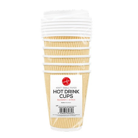 Disposable Drinks Cup 8oz - (6 Pack)