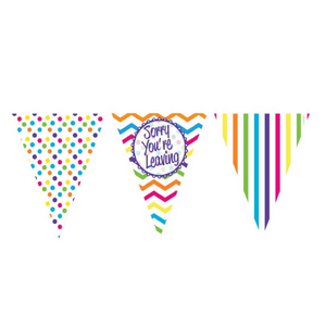 Sorry You're Leaving Paper Flag Bunting (12ft)