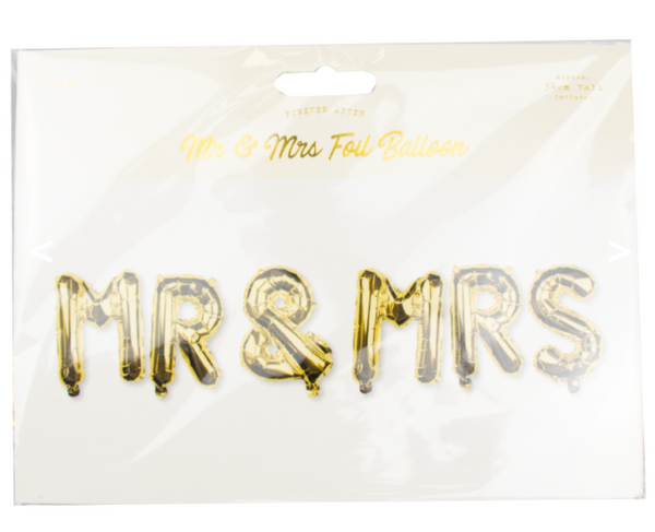 Mr & Mrs Foil Balloon