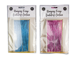 Bright Fringe Backdrop Curtain