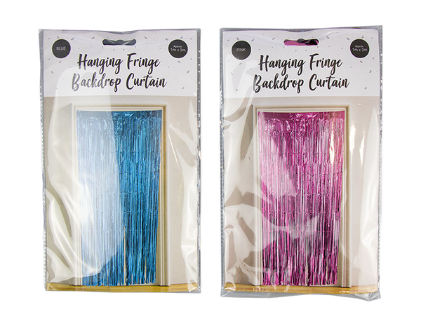 Bright Fringe Backdrop Curtain