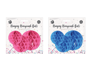 Bright Honeycomb Hanging Decoration (3 Pack)