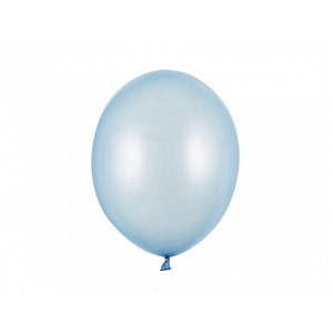 Strong Balloons 30cm, Metallic Baby Blue (50 pack)