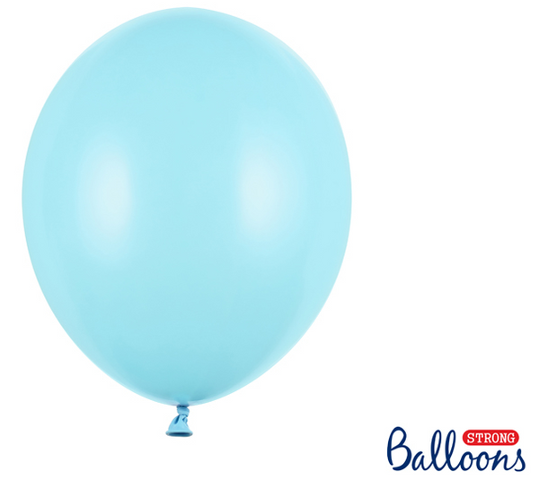 Strong Balloons 30cm - Pastel Light Blue (100 Pack)