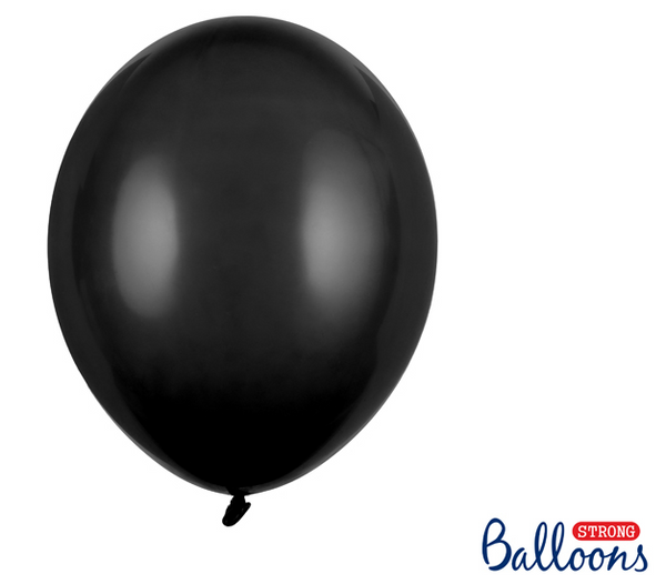 Strong Balloons 30cm - Pastel Black (50 Pack)