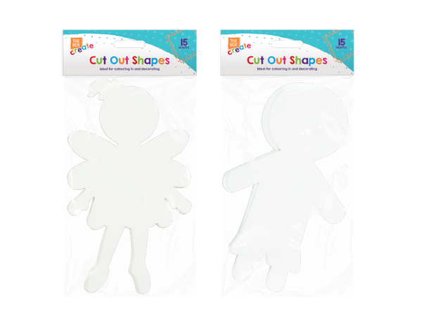 Cut Out Craft Shapes (15 Pack)