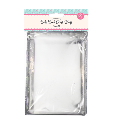 Self Seal A6 Craft Bags Rectangle (50 Pack)