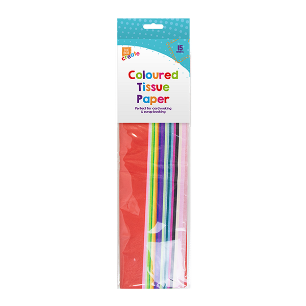 Coloured Tissue Paper 15 Sheets