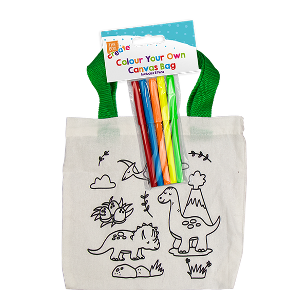 Colour In Your Own Canvas Bag