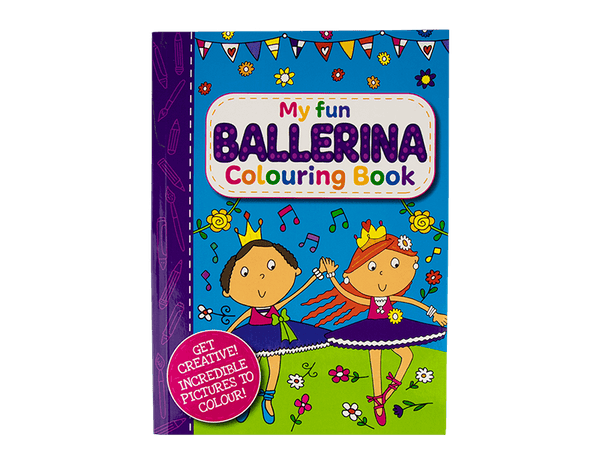 Girls Colouring Book in 4 Assorted Designs