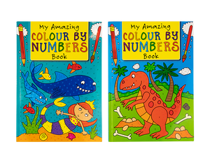 Colour By Numbers Colouring Book