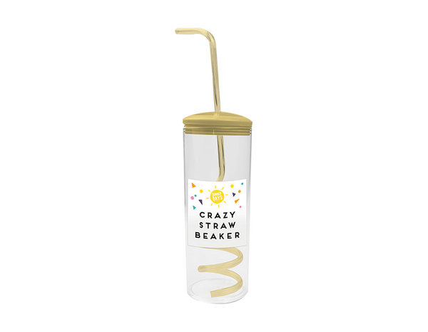 Crazy Straw Beaker (15.5cm)