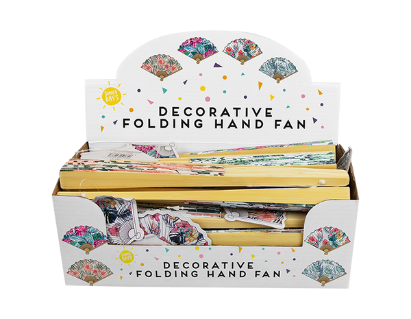 Decorative Hand Fan in 4 Different Designs
