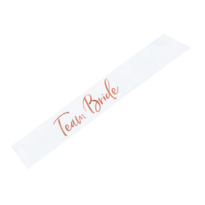 Team Bride Sash White (75cm)