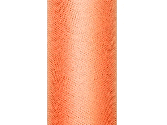 Tulle Plain Orange (0.15 X 9 cm)