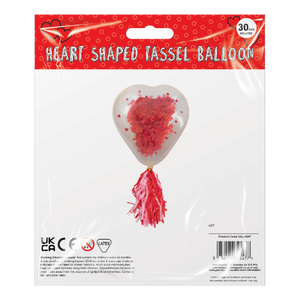 Heart-Shaped Tassel Balloon