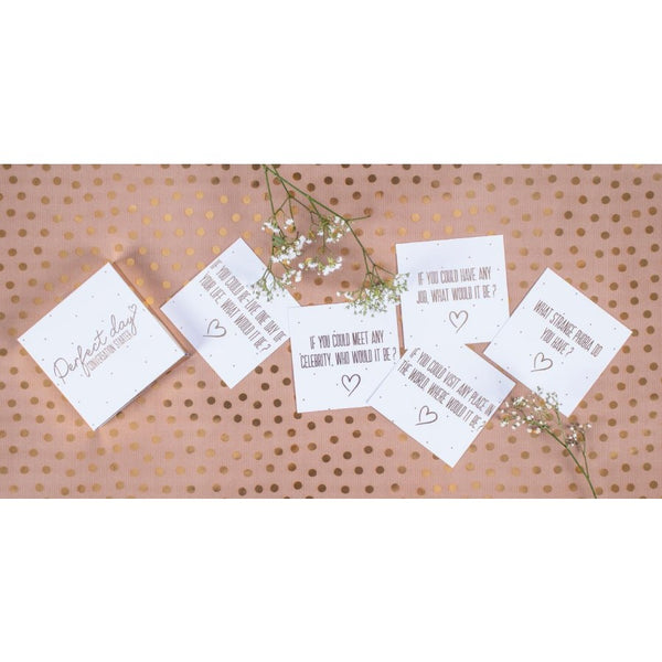 GOLD FOIL CONVERSATION STARTER (25 PACK)