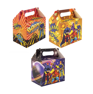 Superhero Lunch Boxes (3 Assorted Designs)