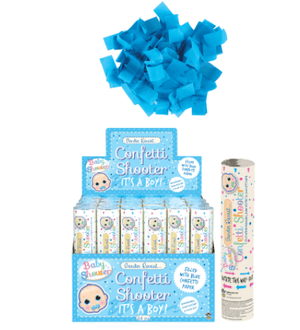ITS A BOY!PAPER CONFETTI SHOOTER (20CM)