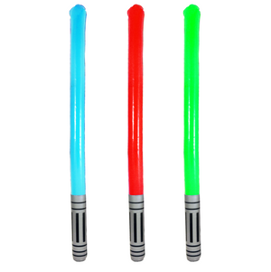 Inflatable Light Stick 3 Assorted Colours - (90cm)
