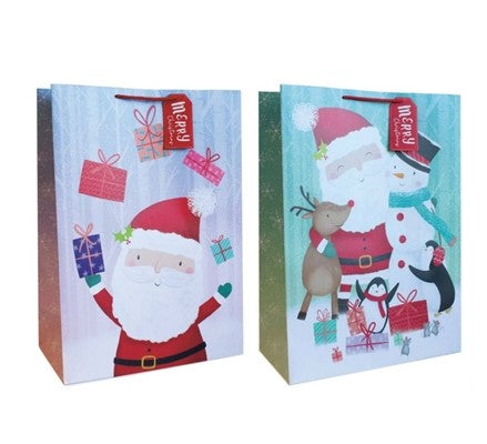 Gift bag XMAS Santa & Characters Jumbo