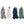 Load image into Gallery viewer, Tinsel XMAS Chunky Forest in 4 Assorted Colours - (2m)