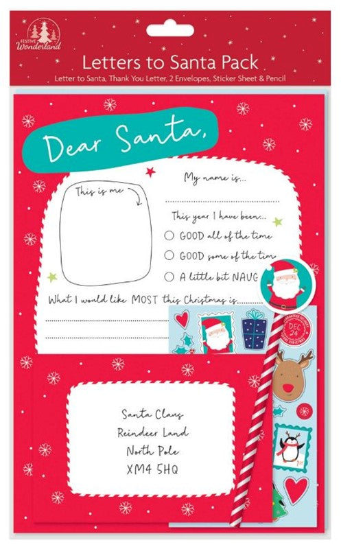 Activity XMAS Letter To Santa Pack