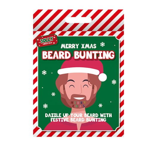 Merry Christmas Beard Bunting