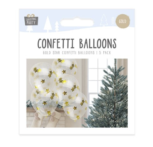 Star Confetti Balloons (5 Pack)