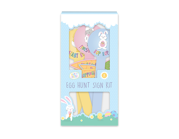 Easter Egg Hunt Sign Kit - (6 Pack)