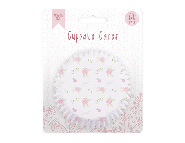 Mother's Day Printed Cupcake Cases (60 Pack)