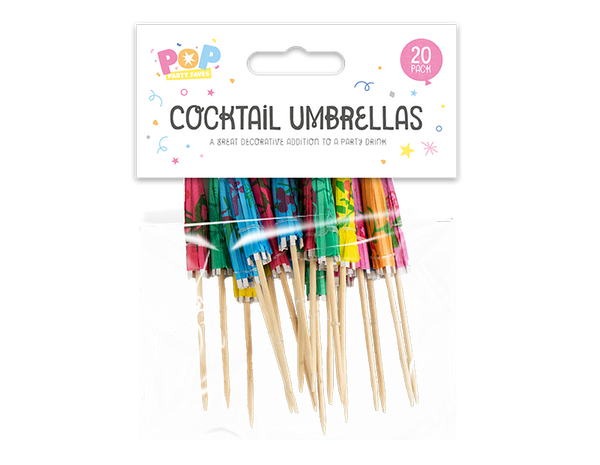 Cocktail Umbrellas - (20 Pack)