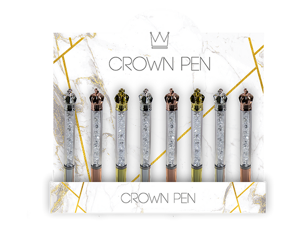 Crown Pen in 3 Assorted Colours