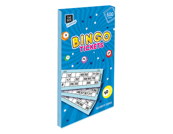 600 Bingo Ticket Book