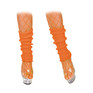 80's Leg Warmers Neon ORANGE