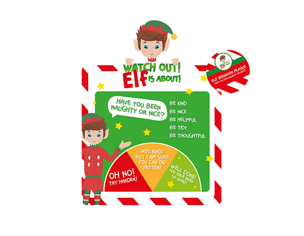 Elf Behaviour Barometer Plaque