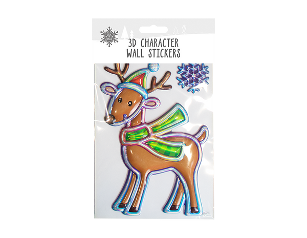 Xmas 3D Holographic Figure Stickers
