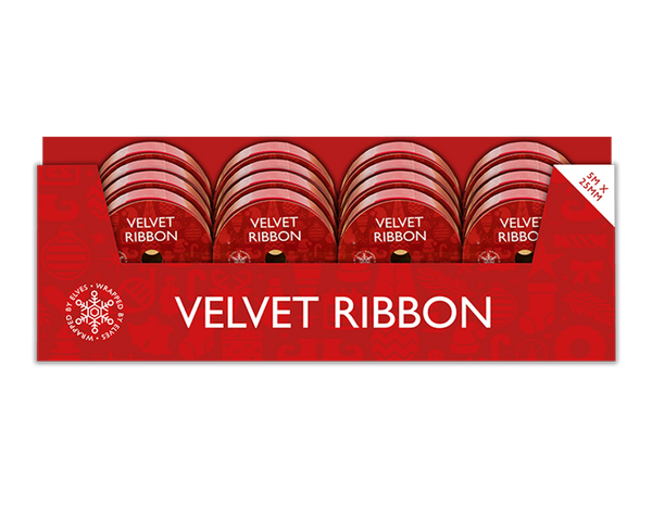Velvet Ribbon- ( 5m x 25mm)