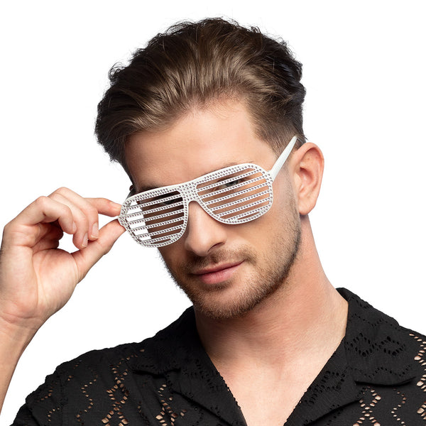 Party glasses Spectacular white