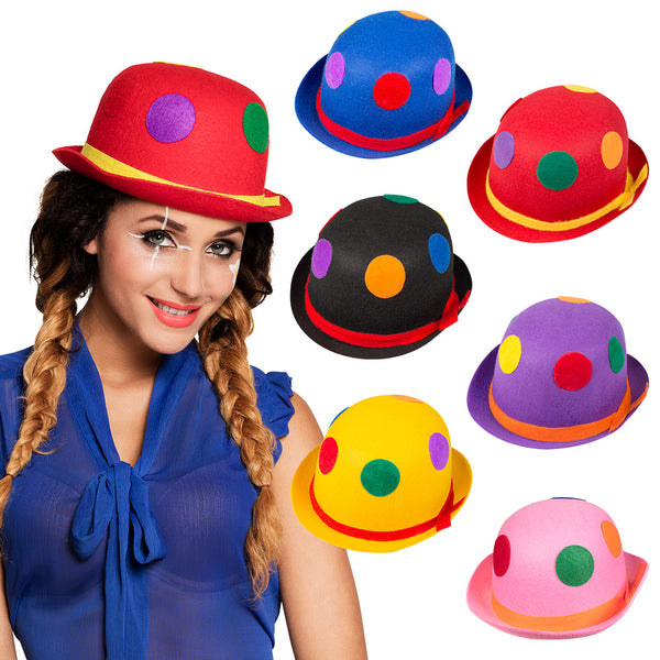 Hat Binky bowler in 6 Assorted Colours