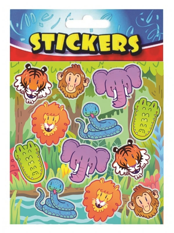 Wild Animal Stickers - (12x11.5cm)