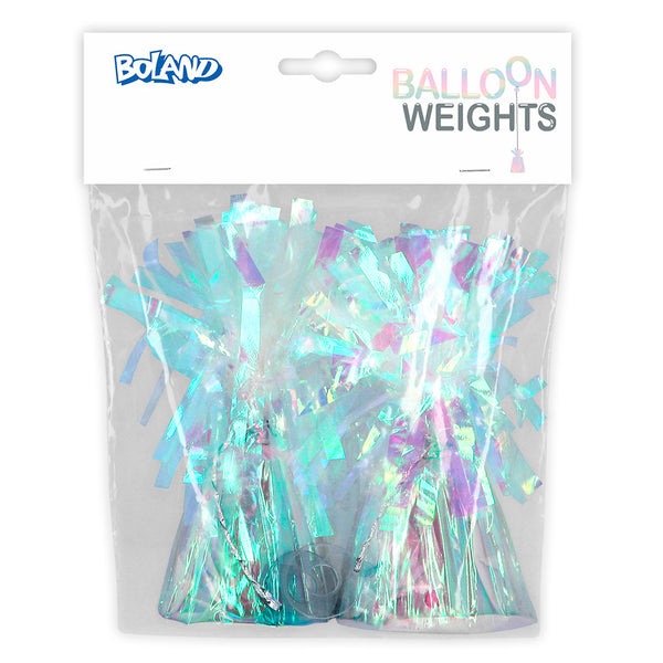 Balloon weights iridescent (160-180) - (2 Pack)