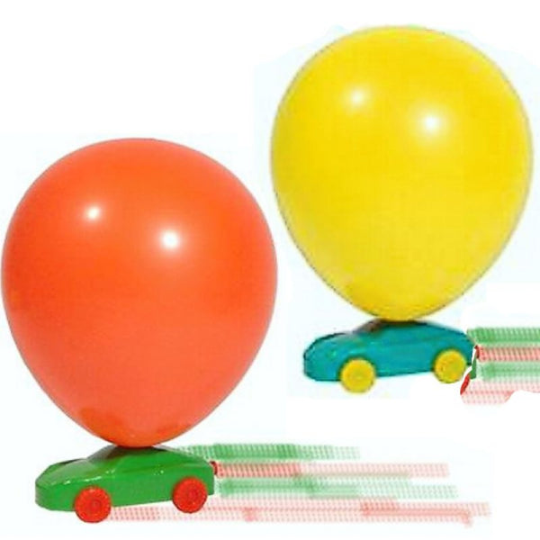 Balloon Racer Car in 3 Assorted Colours- (11cm)
