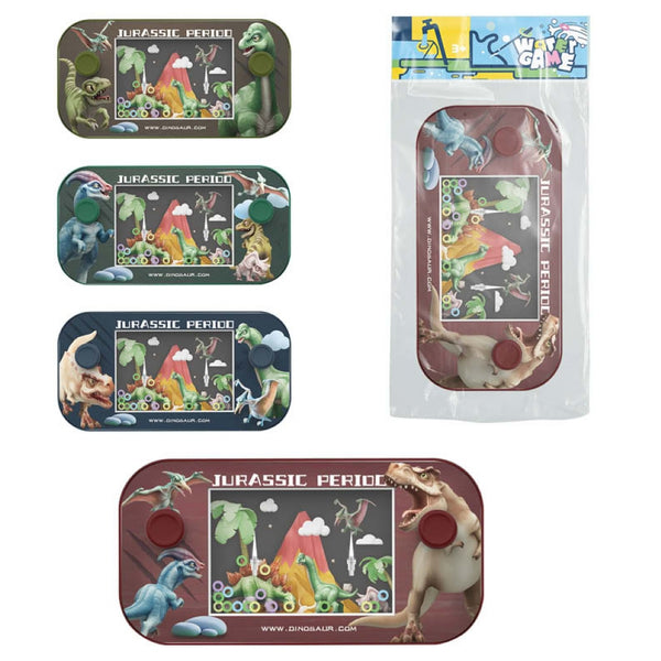 Dinosaur Water Games - (14.5x7.5cm) in 4 Assorted Designs