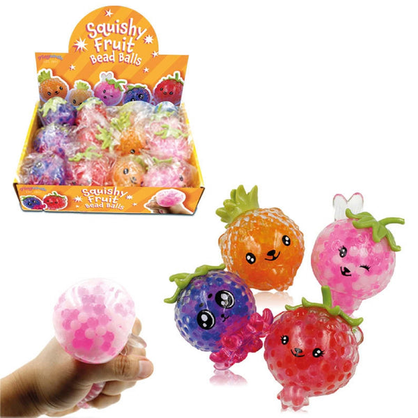 Squishy Fruit Bead Balls - (10cm)