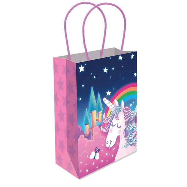 Unicorn Paper Bag with Handles - (16x22x9cm)