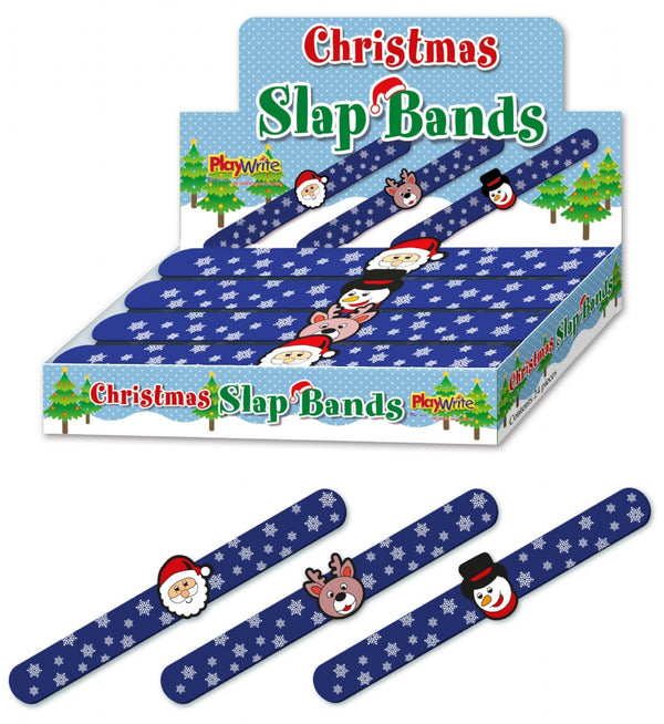 Christmas Silicone Slap Bands - (23cm)