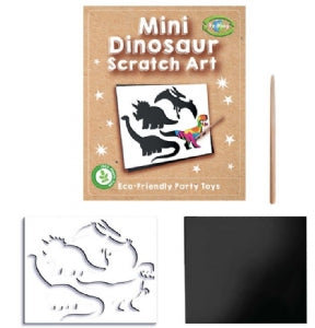 Play Dino Mini Scratch Art - (12x10cm)