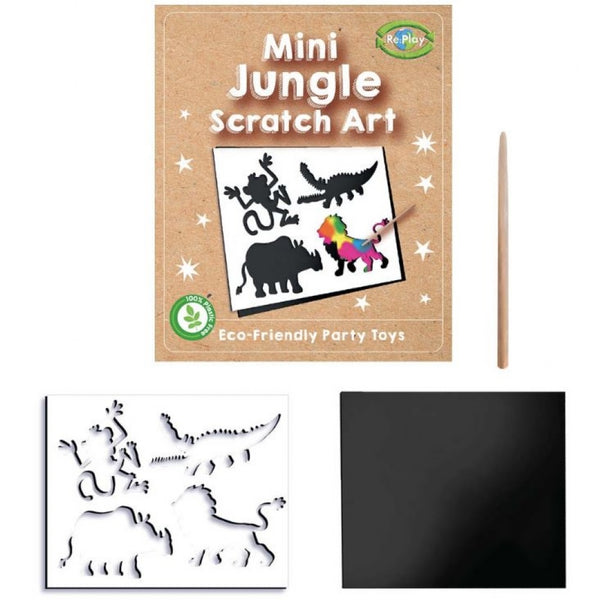Play Jungle Mini Scratch Art - (12x10cm)